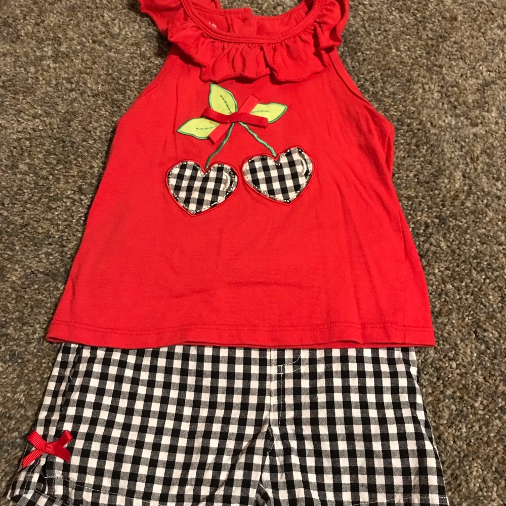 Kids Headquarters red/black/white outfit